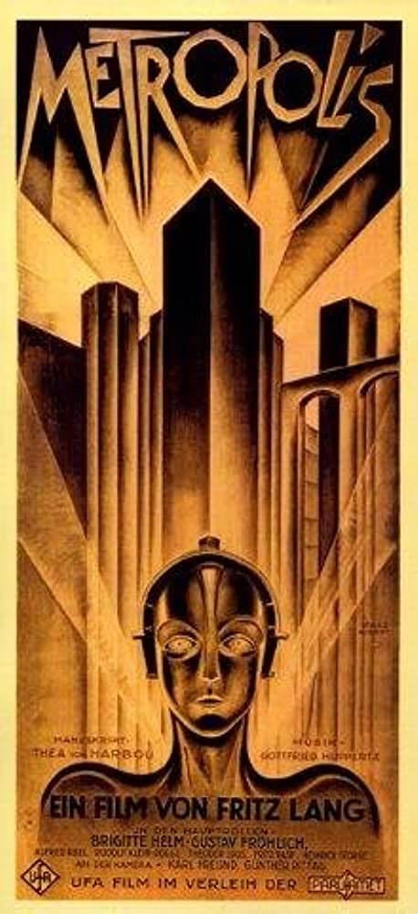Metropolis Movie Poster 1 oz Copper Bar For Sale
